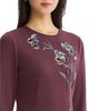 Misook Misook Floral Embroidered A-Line Soft Knit Dress - 3
