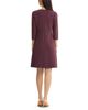 Misook Misook Floral Embroidered A-Line Soft Knit Dress - 4