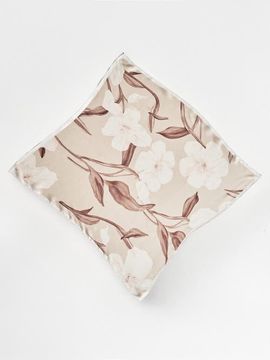 Misook Misook Floral Print Silk Scarf