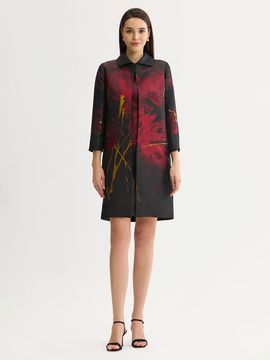 Misook Misook Heritage Lurex Woven Jacquard Topper