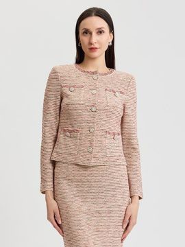 Misook Misook Heritage Ribbon Tweed Knit Jacket