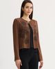 Misook Misook Relaxed Embroidered Metallic Knit Cardigan - 3