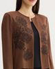 Misook Misook Relaxed Embroidered Metallic Knit Cardigan - 5