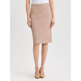 Misook Misook Ribbon Tweed Knit Straight Skirt