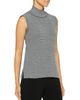 Misook Misook Striped Mock Neck Tank - 3