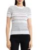 Misook Misook Striped Soft Knit Top - 1