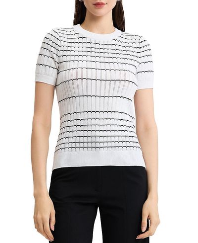 Misook Misook Striped Soft Knit Top