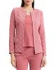 Misook Misook Tailored Tonal Checkered Knit Jacket - 1