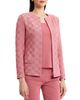 Misook Misook Tailored Tonal Checkered Knit Jacket - 3