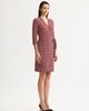 Misook Misook Tweed Jacquard Knit Wrap Dress - 2