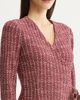Misook Misook Tweed Jacquard Knit Wrap Dress - 4