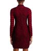 Misook Misook Two Toned Eyelash Knit Sheath Dress - 4