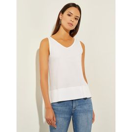 Misook Misook V-Neck Soft Knit Tank Top
