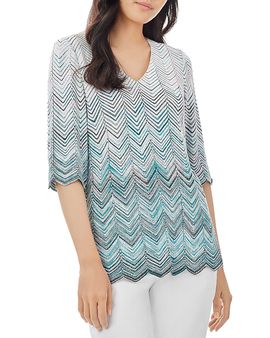 Misook Misook V Neck Tunic
