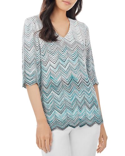 Misook Misook V Neck Tunic