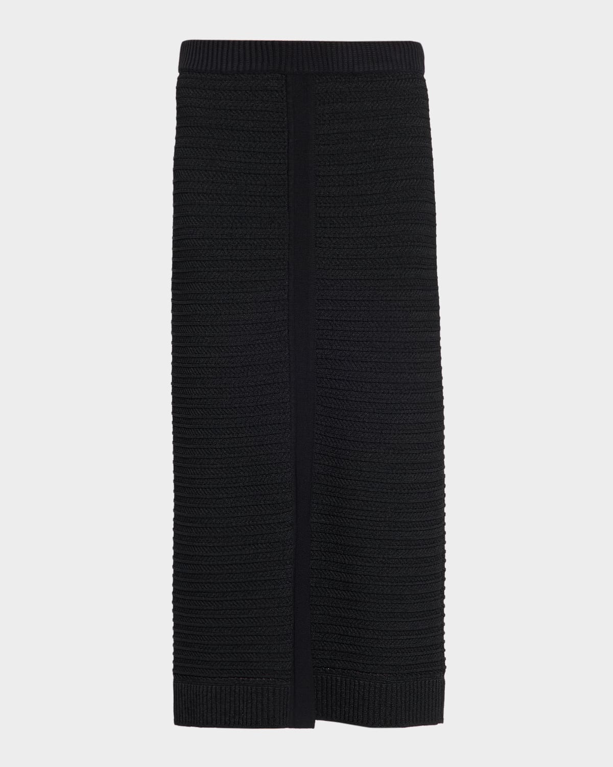 Misook Monochromatic Ottoman Knit Maxi Skirt