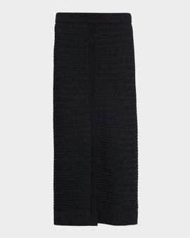 Misook Monochromatic Ottoman Knit Maxi Skirt
