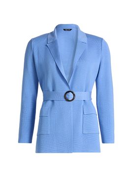 Misook Women's Belted Single-Breasted Blazer