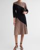 Misook Women's Colorblocked Knit Midi Dress - 2