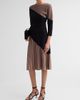 Misook Women's Colorblocked Knit Midi Dress - 4