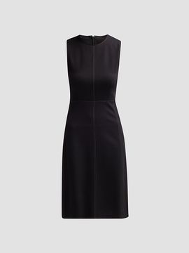 Misook Women's Contrast Stitch Ponte Sheath Dress