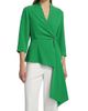 Misook Women's Crepe De Chine Wrap Blouse - 3