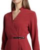 Misook Women's Crepe Side Buckle Wrap Blouse - 6