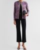 Misook Women's Eyelash Ribbon Knit Jacket - 2
