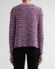 Misook Women's Eyelash Ribbon Knit Jacket - 3