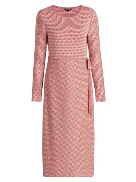 Misook Women's Faux Wrap Soft Knit Midi Dress
