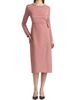Misook Women's Faux Wrap Soft Knit Midi Dress - 3