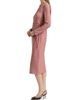 Misook Women's Faux Wrap Soft Knit Midi Dress - 4