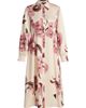 Misook Women's Floral Crepe De Chine Midi-Shirtdress - 1