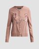 Misook Women's Floral Embroidered Knit Cardigan - 1