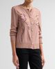Misook Women's Floral Embroidered Knit Cardigan - 4