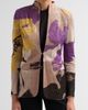 Misook Women's Floral Jacquard Knit Jacket - 5