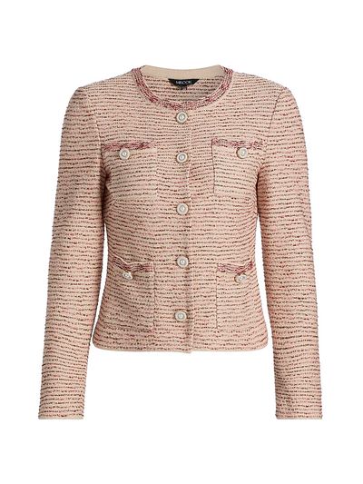 Misook Women's Heritage Ribbon Tweed Knit Jacket