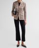 Misook Women's Houndstooth Tailored Tweed Knit Jacket - 2