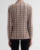 Misook Women's Houndstooth Tailored Tweed Knit Jacket - 3