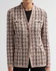 Misook Women's Houndstooth Tailored Tweed Knit Jacket - 5