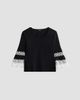 Misook Women's Lace Appliqué Soft Knit Top - 6