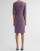 Misook Women's Metallic Tweed Knit Sheath Dress - 3