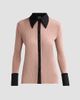 Misook Women's Mixed Media Soft Knit Shirt - 1