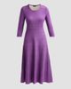 Misook Women's Multi-Stitch Soft Knit Midi Dress - 1
