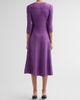 Misook Women's Multi-Stitch Soft Knit Midi Dress - 3