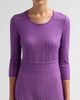 Misook Women's Multi-Stitch Soft Knit Midi Dress - 5