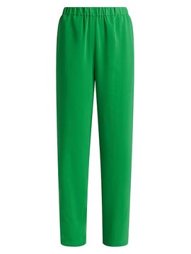 Misook Women's Nora Crepe Straight-Leg Pants
