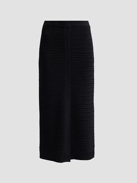 Misook Women's Ottoman Knit Midi Skirt