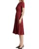Misook Women's Rib-Knit Fit & Flare Midi-Dress - 4