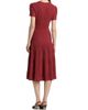 Misook Women's Rib-Knit Fit & Flare Midi-Dress - 5